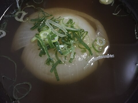 新玉ねぎの丸ごと和風スープ